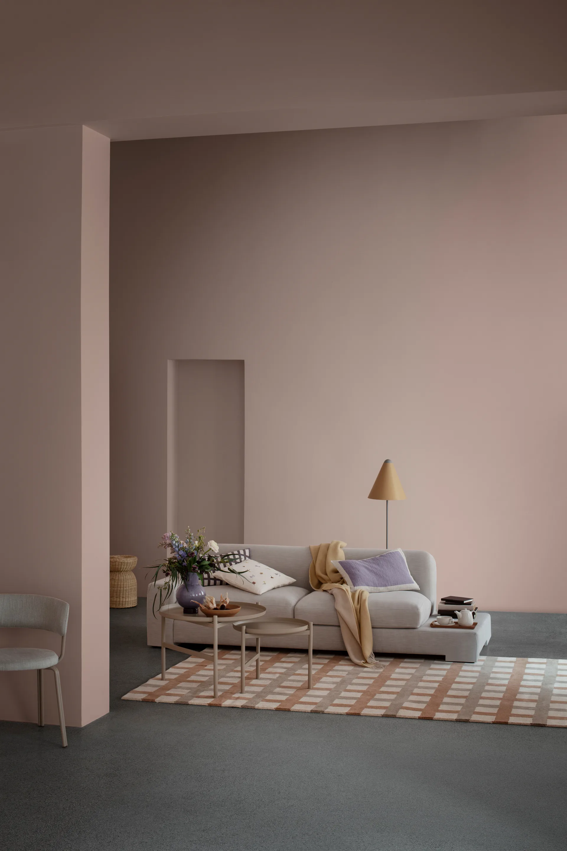 Nordic Vanilla 杯子和碟子 25 cl, Cream with grains Broste Copenhagen