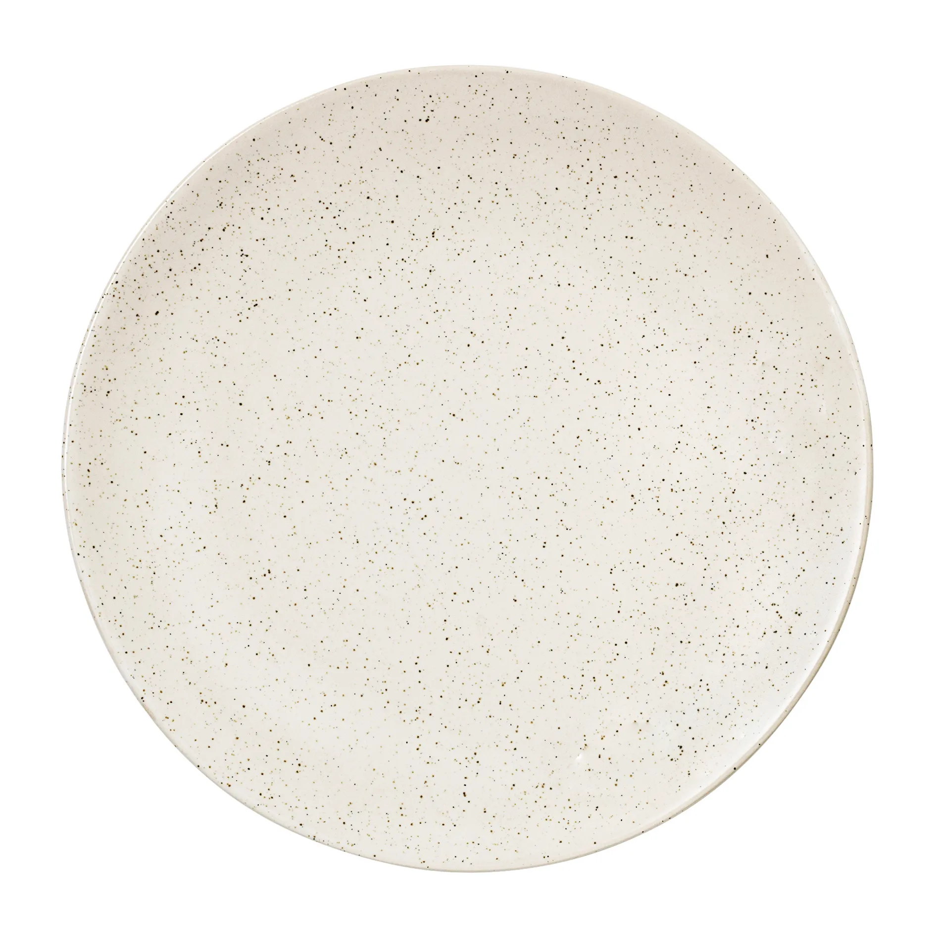 Nordic Vanilla 盘子 Ø26 cm, Cream with grains Broste Copenhagen