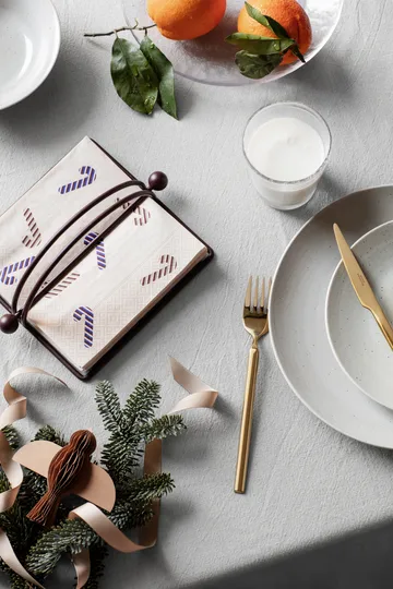 Nordic Vanilla 盘子直径26cm - 带颗粒奶油色 - Broste Copenhagen