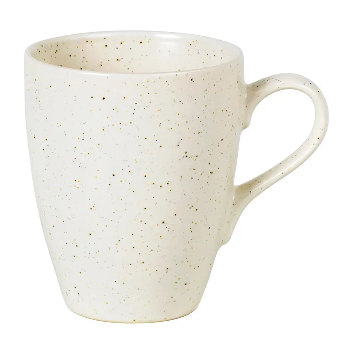 Nordic Vanilla 带柄超大马克杯400ml - 带颗粒奶油色 - Broste Copenhagen