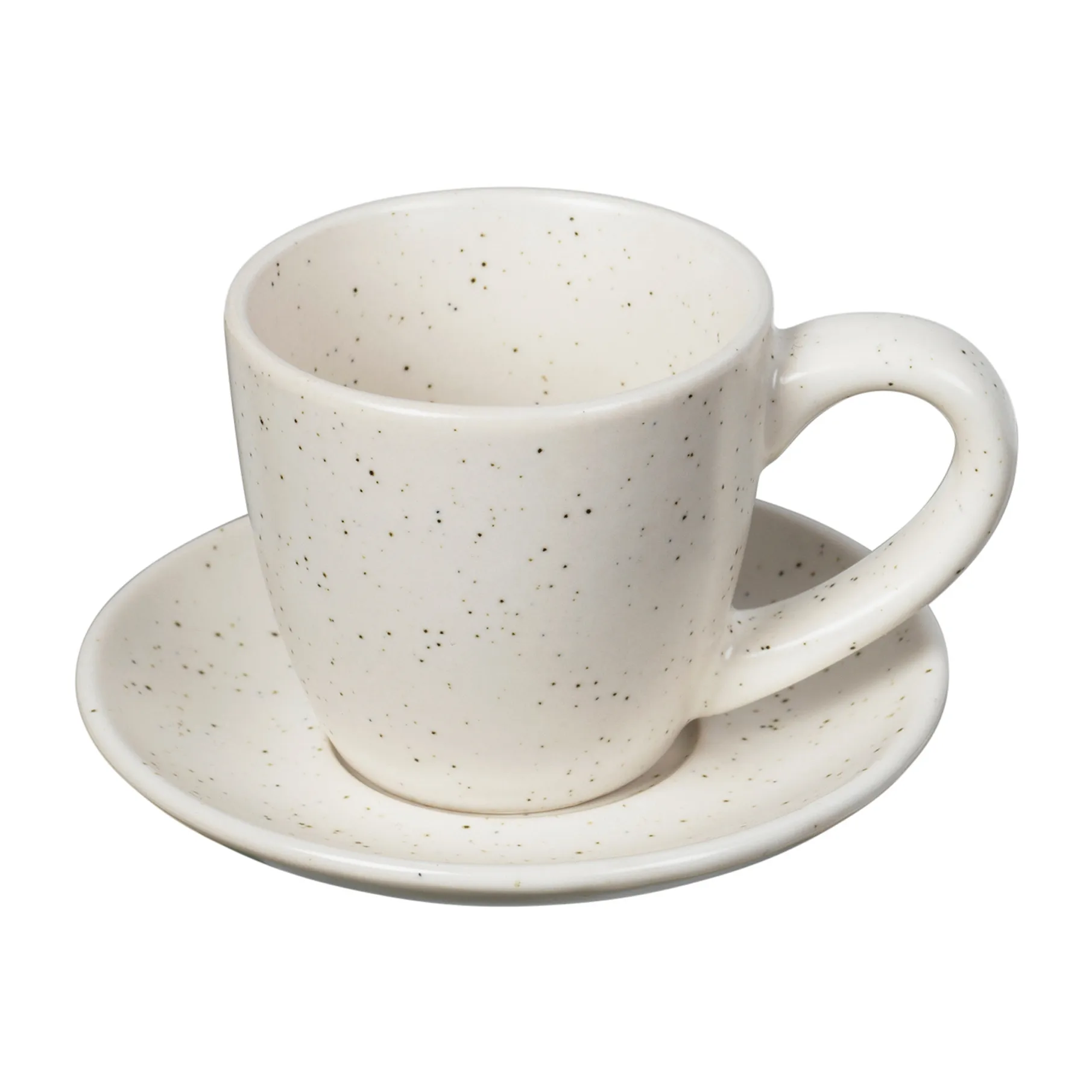 Nordic Vanilla 浓缩咖啡杯连碟 50ml, 奶油色 Broste Copenhagen