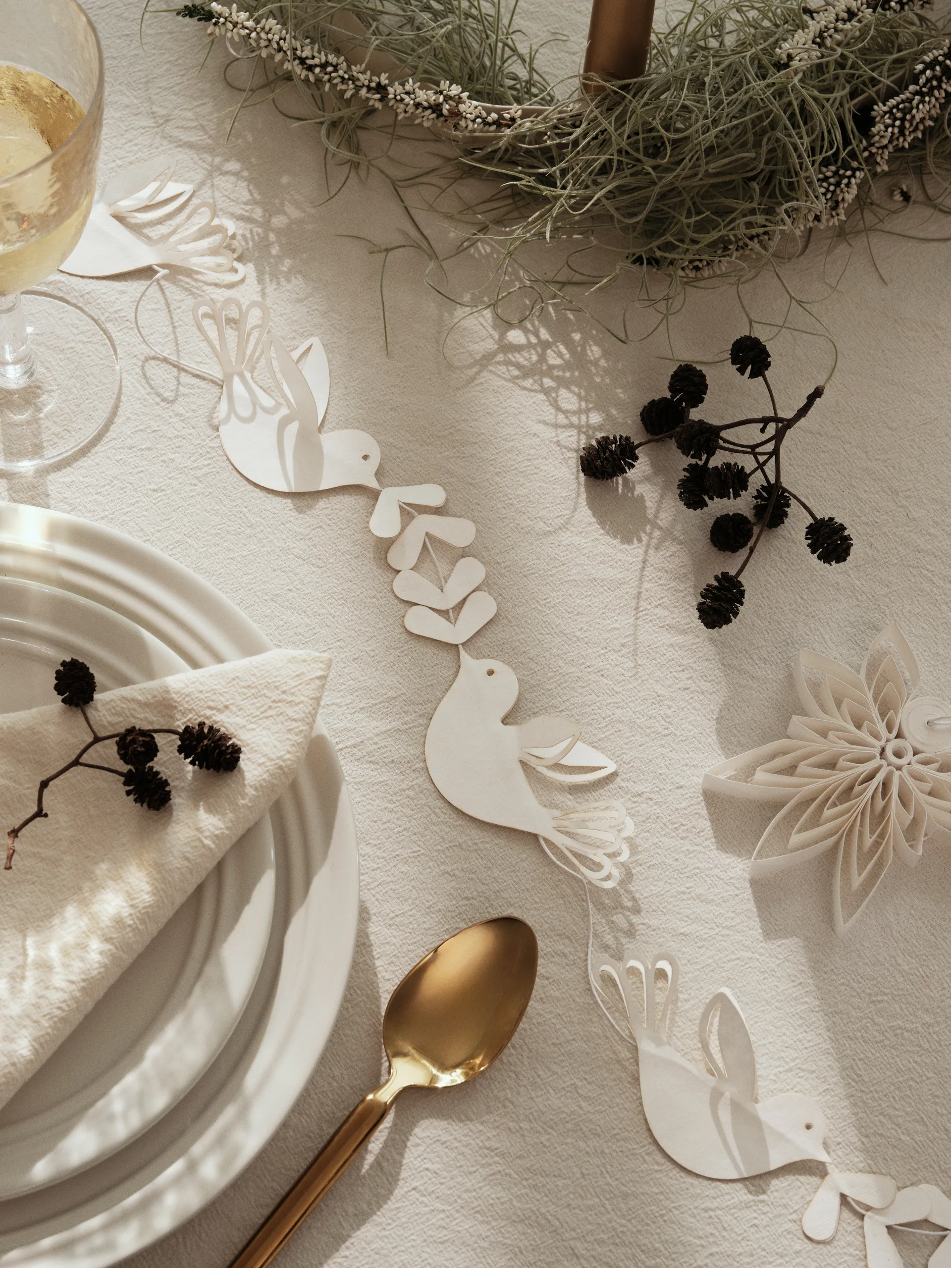 Nostalgia garland 180 cm, Bird Broste Copenhagen