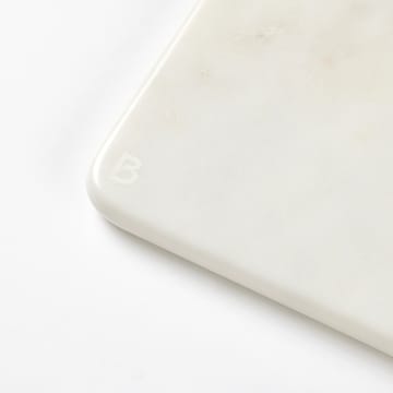 Olina 切菜板/砧板 14x17 cm - 白色 大理石色 - Broste Copenhagen
