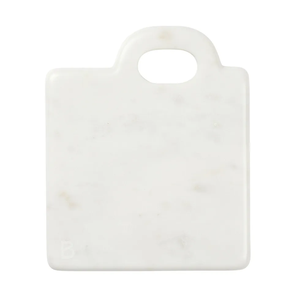 Olina 砧板 14x17cm, 白色大理石 Broste Copenhagen