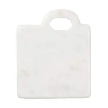 Olina 砧板 14x17cm - 白色大理石 - Broste Copenhagen