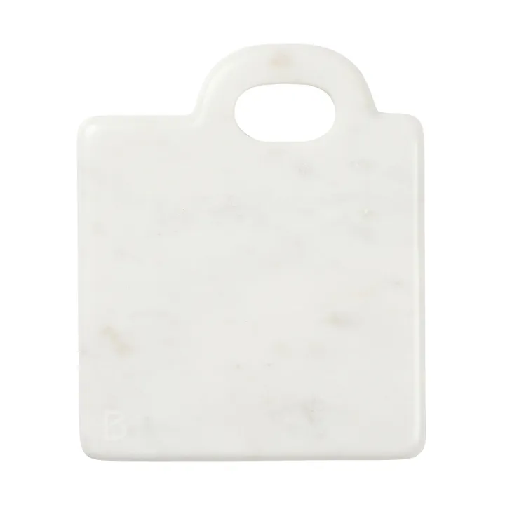 Olina 砧板 14x17cm - 白色大理石 - Broste Copenhagen