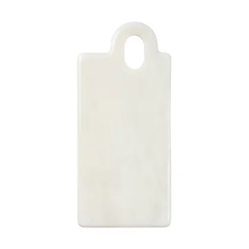 Olina 砧板 14x31cm - 白色大理石 - Broste Copenhagen