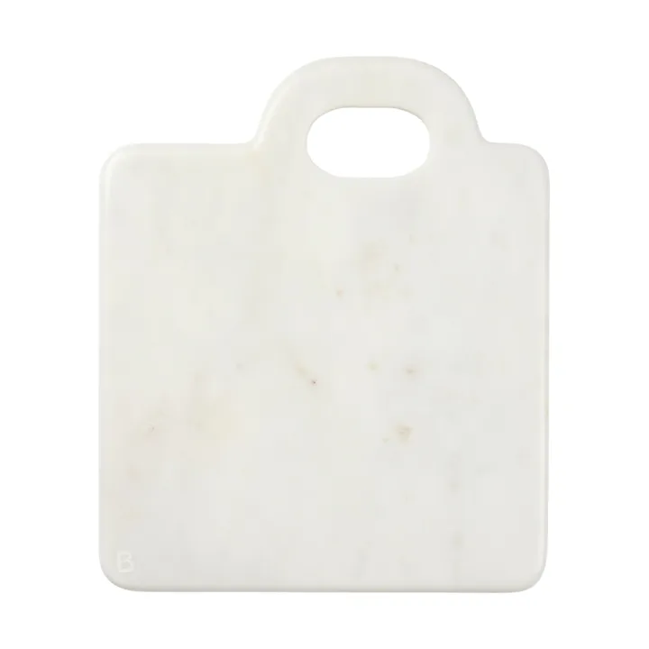 Olina 砧板 26x30cm - 白色大理石 - Broste Copenhagen
