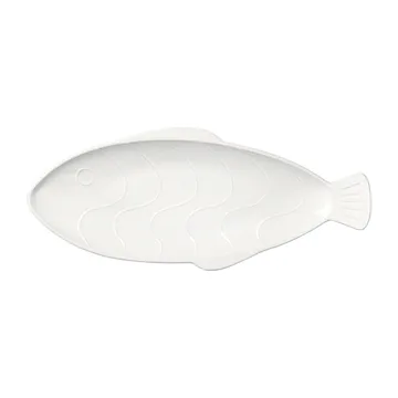 Pesce 碟子 17.6x41.4 cm - Transparent white - Broste Copenhagen