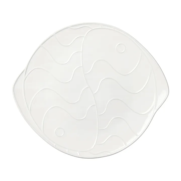 Pesce 碟子 30x34.6cm - 透明白 - Broste Copenhagen