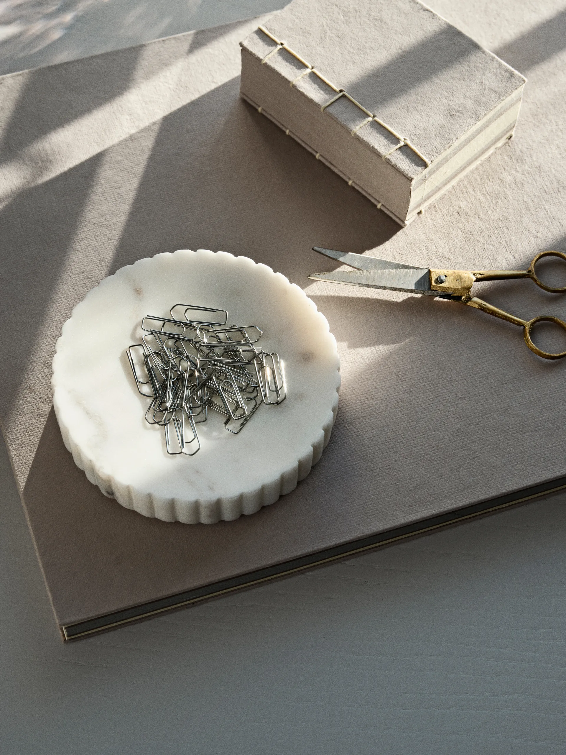 Platon 碗 Ø12.5 cm, 白色 大理石色 Broste Copenhagen