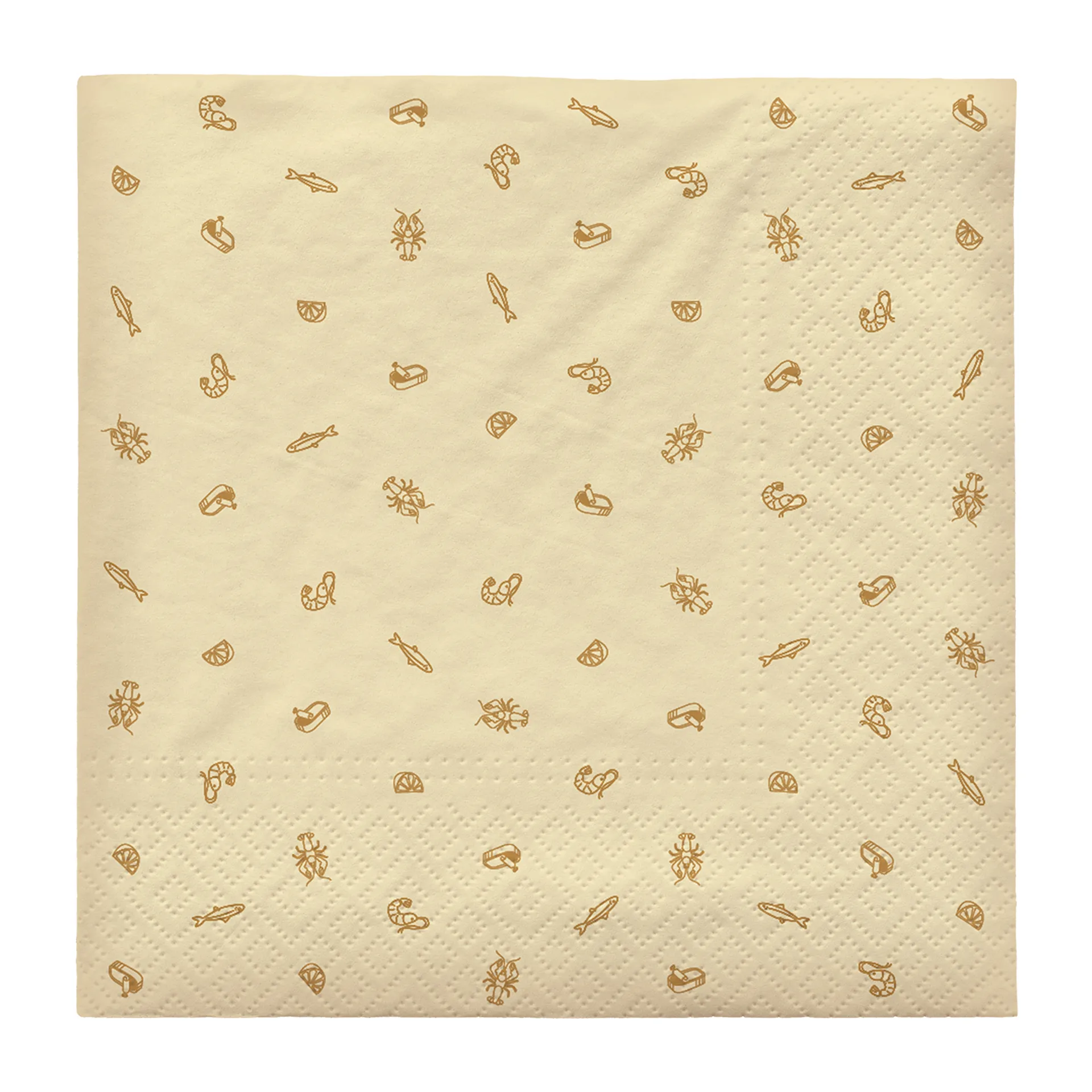 Sea 餐巾纸 33x33 cm 20-pack, Fall yellow Broste Copenhagen