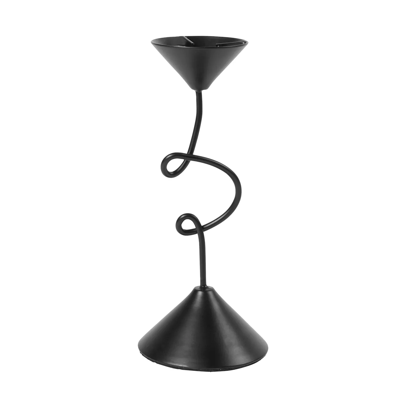 Selma 烛台19.5cm, 黑色 Broste Copenhagen