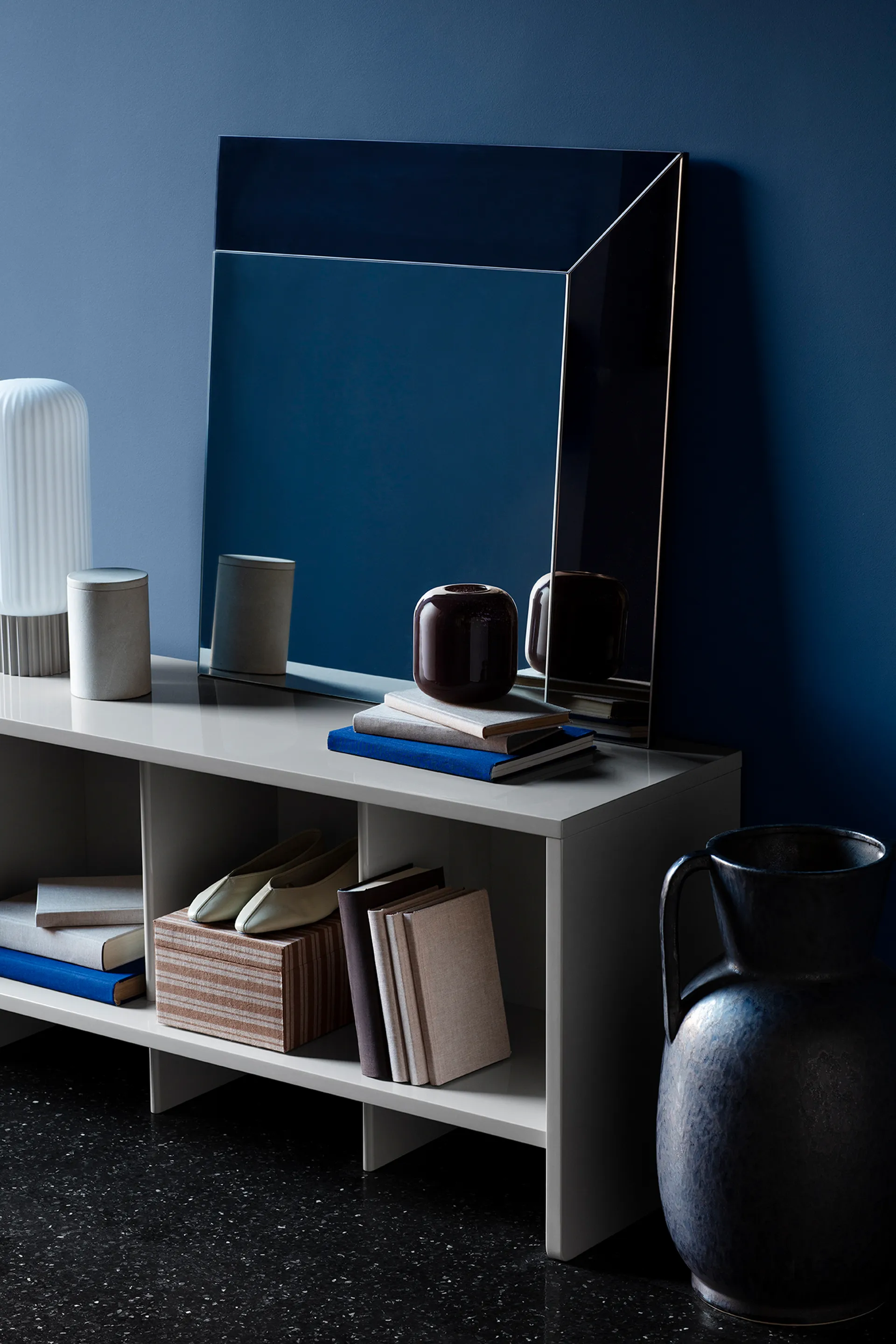 Simi 花瓶 52 cm, Antique 灰色-黑色 Broste Copenhagen