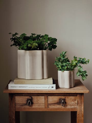 Sonja flowerpot H:20 cm - Rainy Day 灰色 - Broste Copenhagen