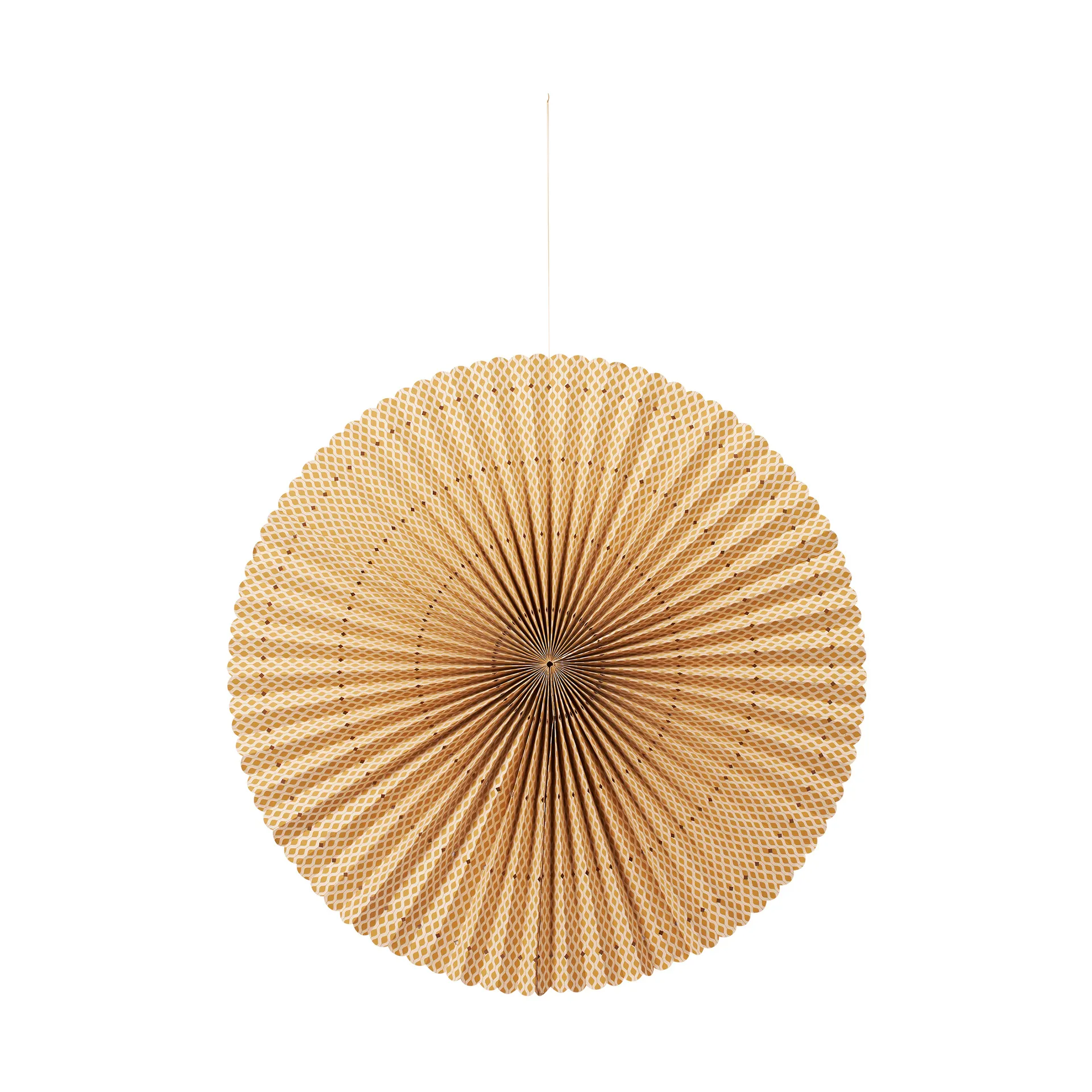 Stella rosette advent star L Ø60 cm, Harvest 金色-原色/自然色 Broste Copenhagen