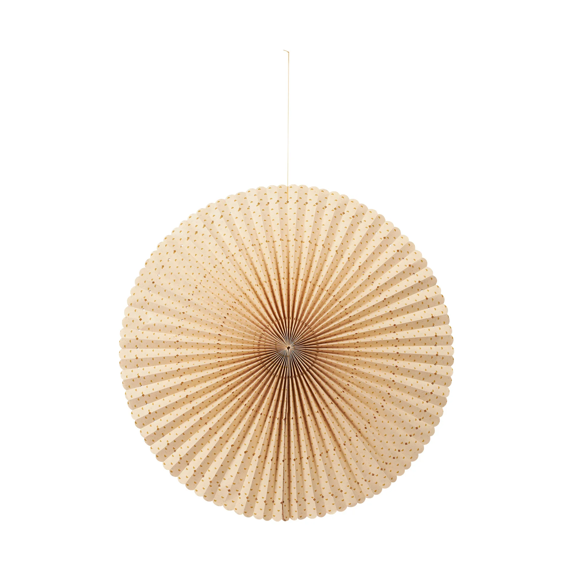 Stella rosette advent star L Ø60 cm, 原色/自然色-harvest 金色 Broste Copenhagen