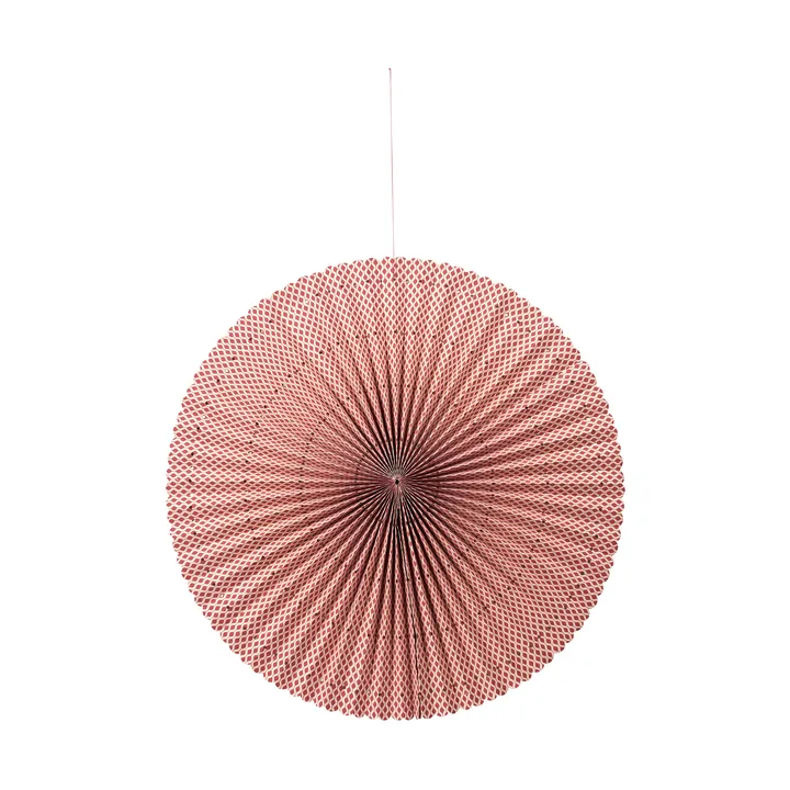Stella rosette advent star L Ø60 cm - Pompeian 红色-原色/自然色 - Broste Copenhagen