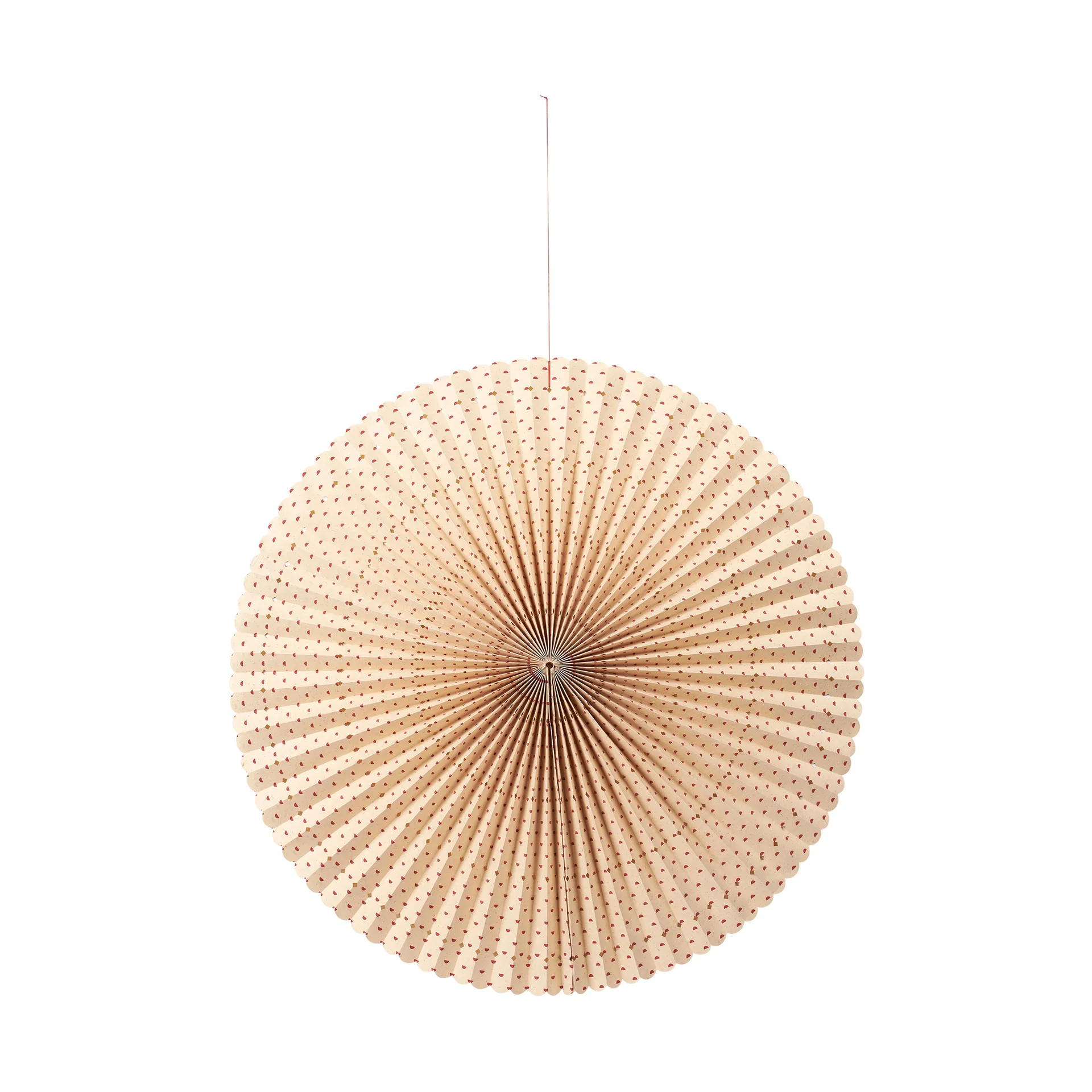 Stella rosette advent star L Ø60 cm, 原色/自然色-pompeian 红色 Broste Copenhagen