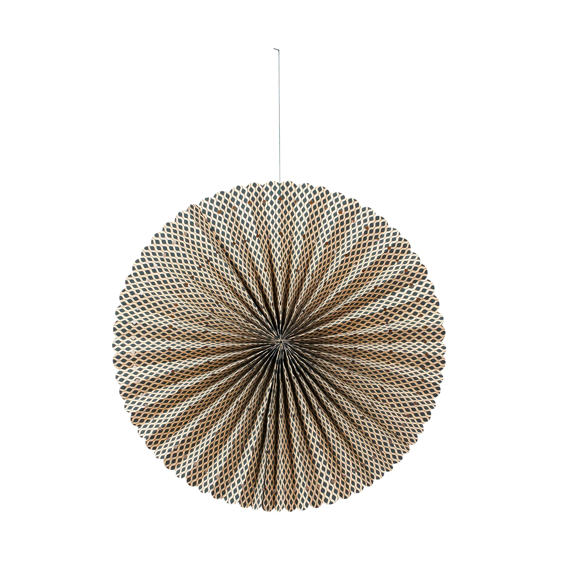 Stella rosette advent star M Ø43 cm, 森林绿-原色/自然色 Broste Copenhagen