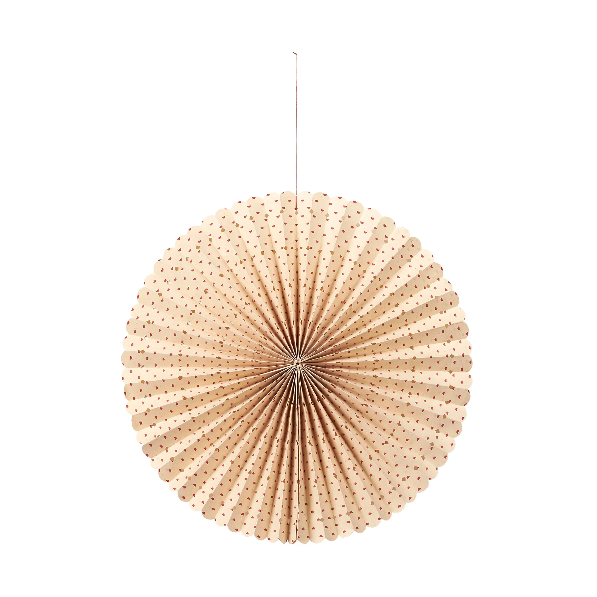 Stella rosette advent star M Ø43 cm, 原色/自然色-pompeian 红色 Broste Copenhagen