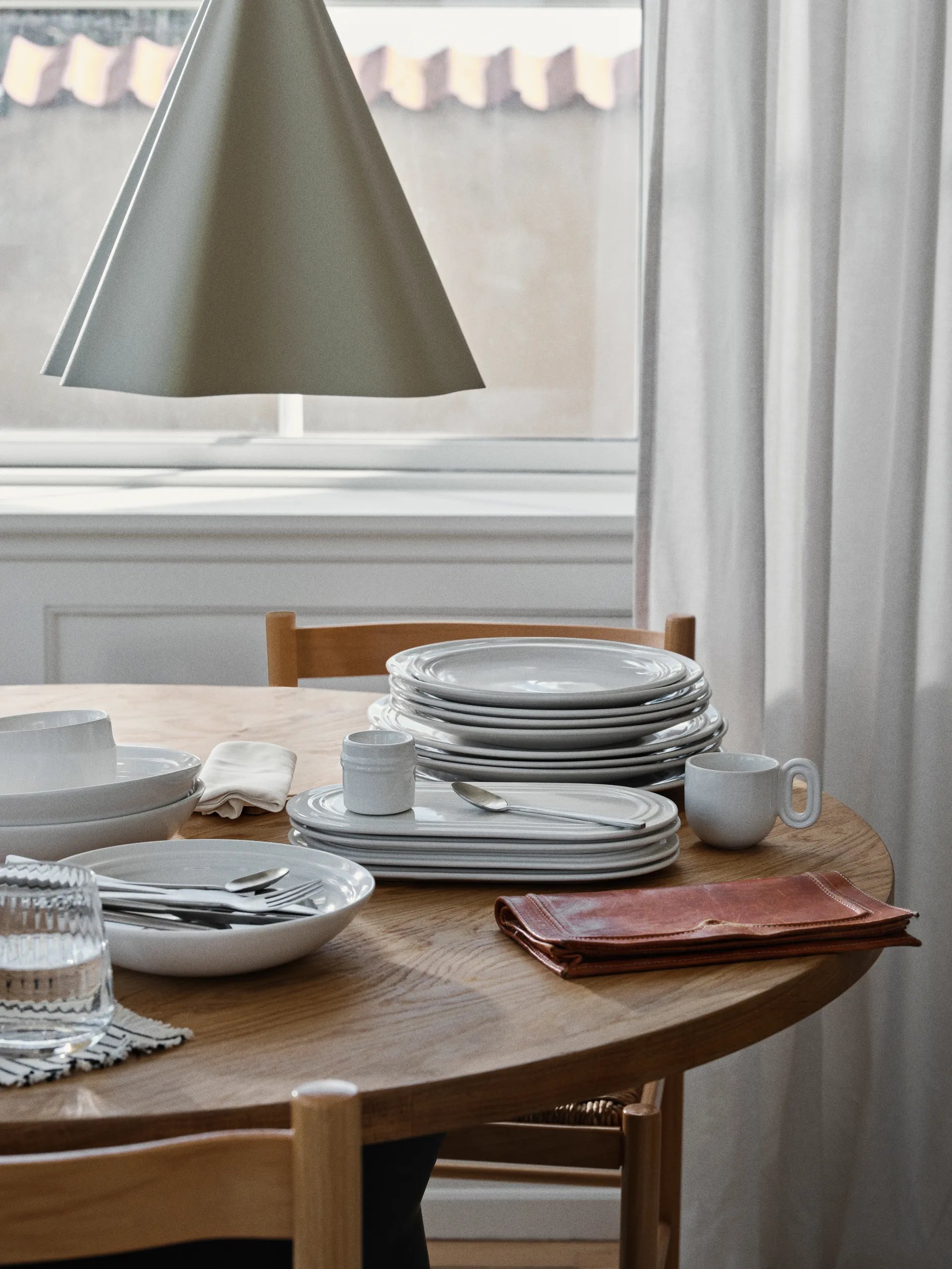 Stevns 碗 Ø26.5cm, 粉笔白 Broste Copenhagen