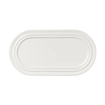 Stevns 椭圆形餐盘 27.5cm - 粉笔白 - Broste Copenhagen