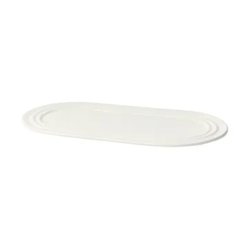 Stevns 椭圆形餐盘 27.5cm - 粉笔白 - Broste Copenhagen