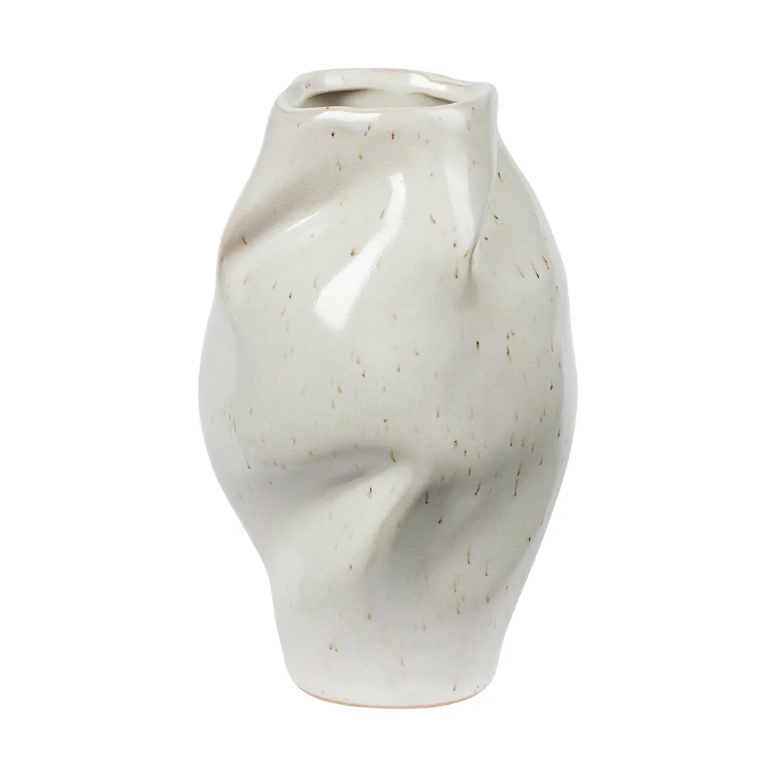 Susie 花瓶, 雨天灰_14cm Broste Copenhagen