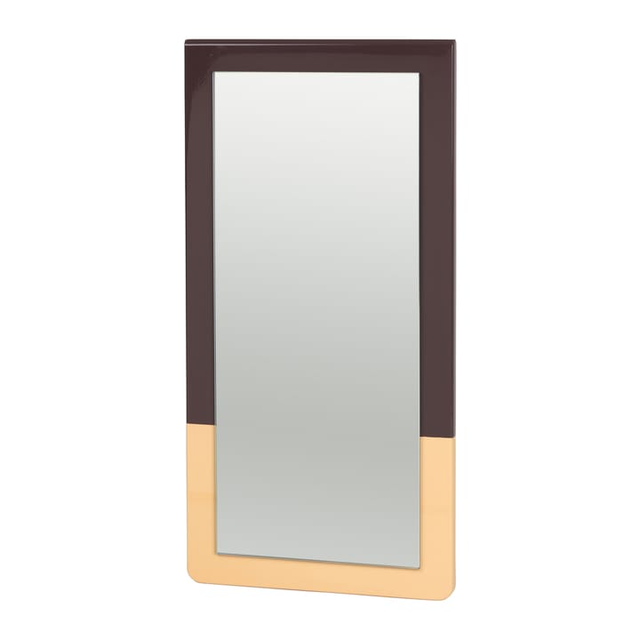 Tenna mirror 26x52 cm - 紫色-米色 - Broste Copenhagen