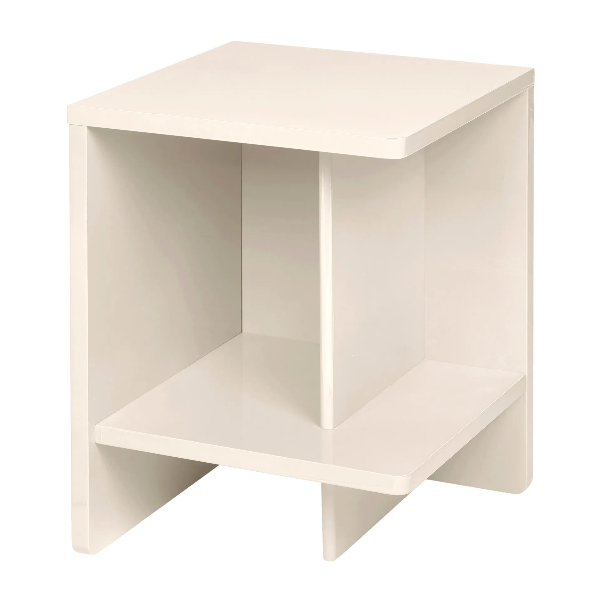 Tenna 床头柜 right 38x38 cm, Rainy day light 灰色 Broste Copenhagen