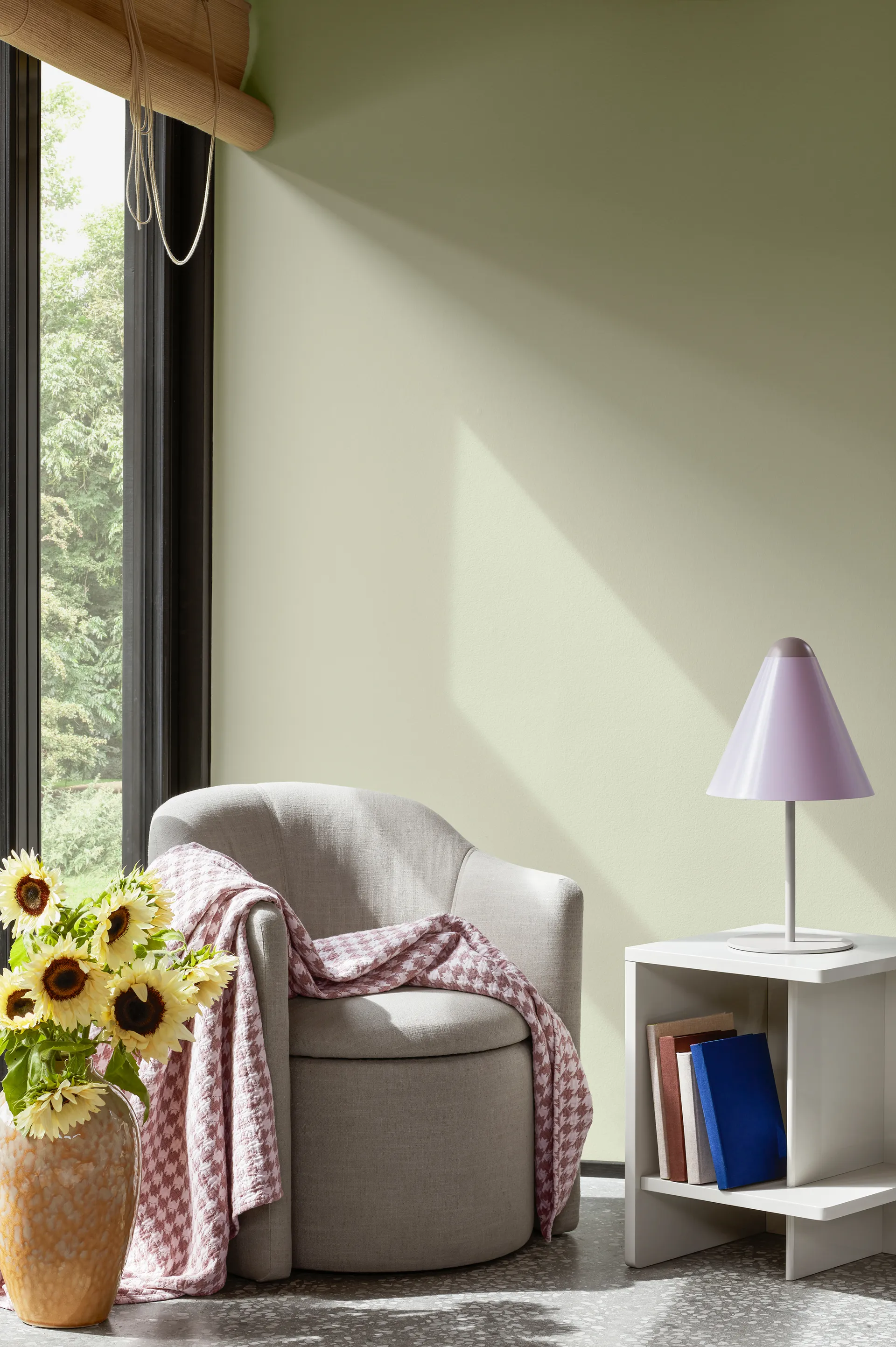 Tenna 床头柜 right 38x38 cm, Rainy day light 灰色 Broste Copenhagen