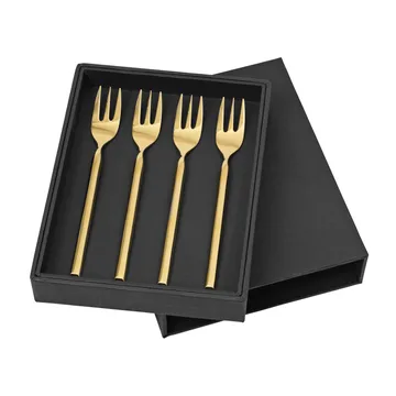 Tvis餐叉 4件套 - gold - Broste Copenhagen