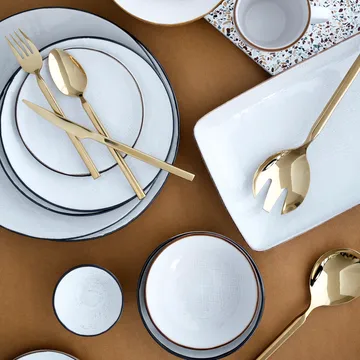 Tvis餐叉 4件套 - gold - Broste Copenhagen