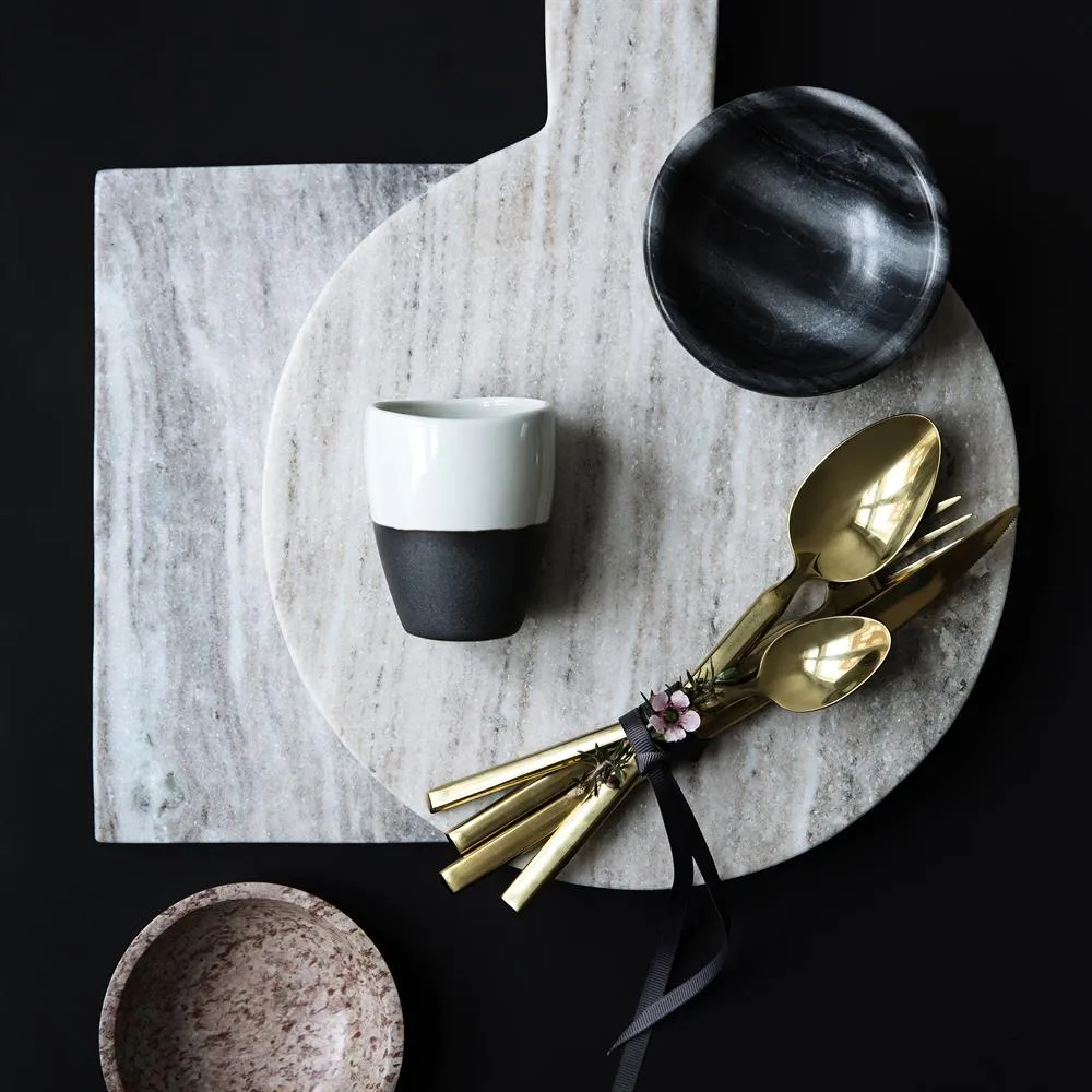 Tvis 餐具 cutlery set 16 pieces, gold Broste Copenhagen