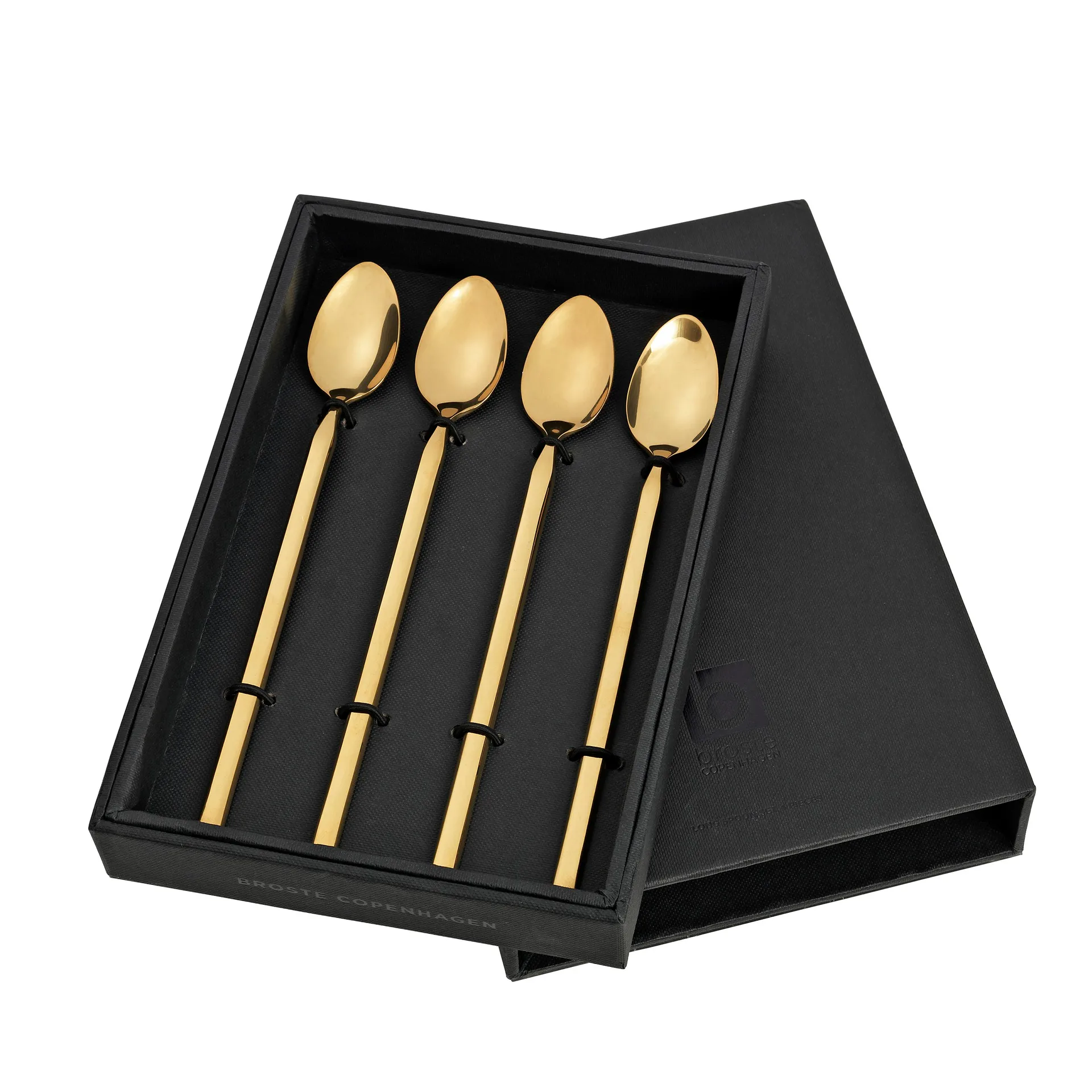 Tvis long  勺子 四件套装, gold Broste Copenhagen