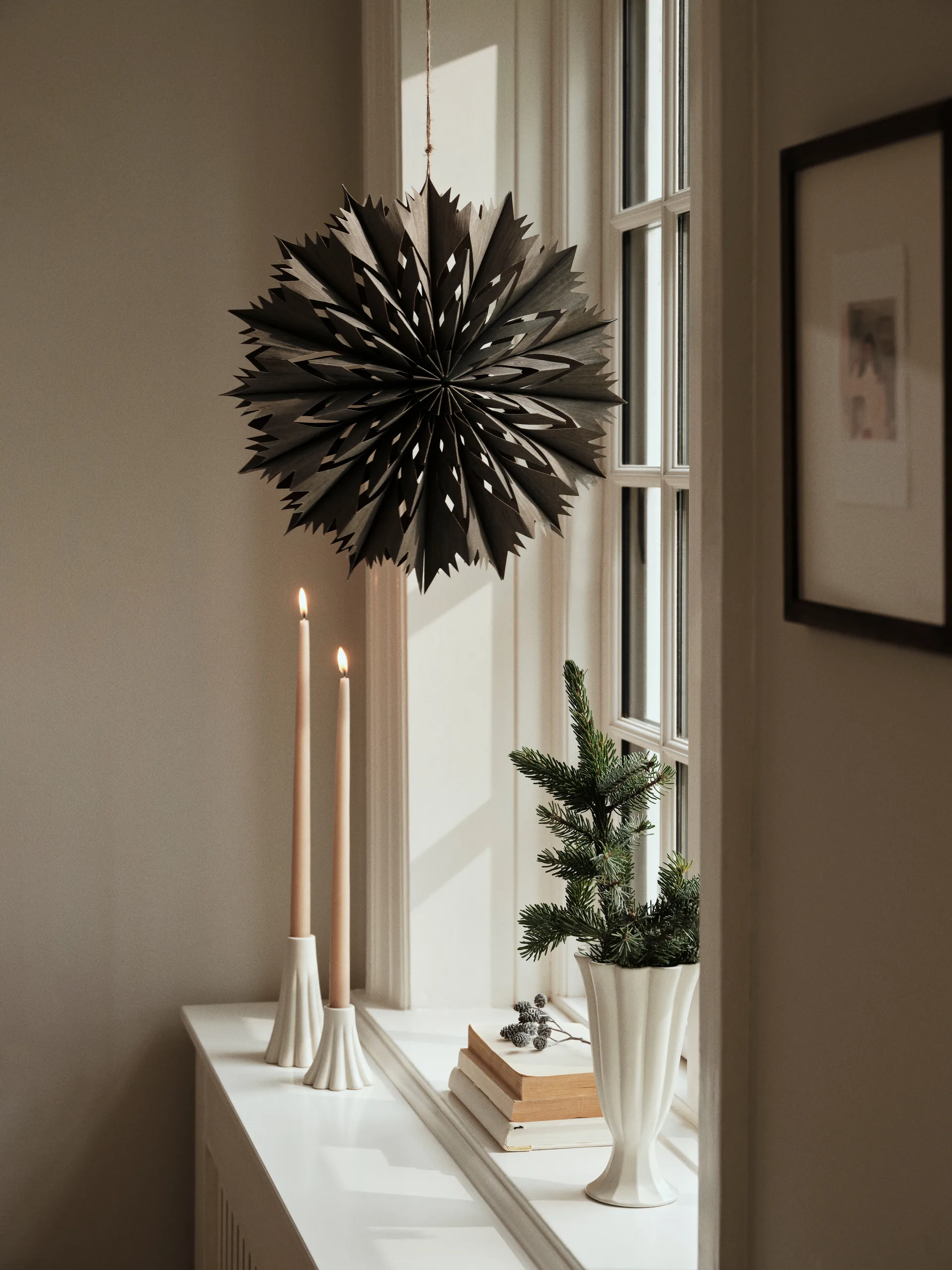 Venja 装饰 star M Ø40 cm, Fungi 灰色 Broste Copenhagen