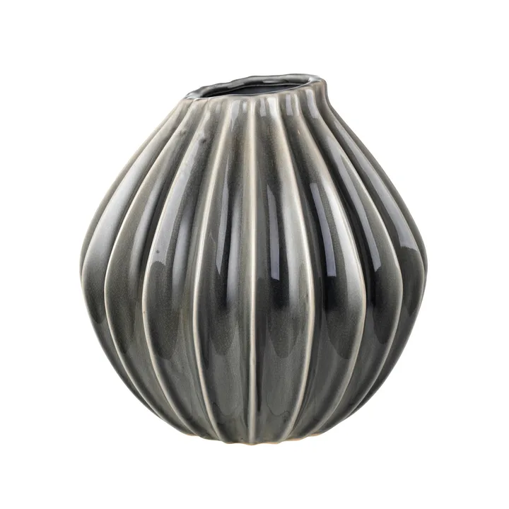 Wide 烟珍珠色花瓶 - 25cm - Broste Copenhagen