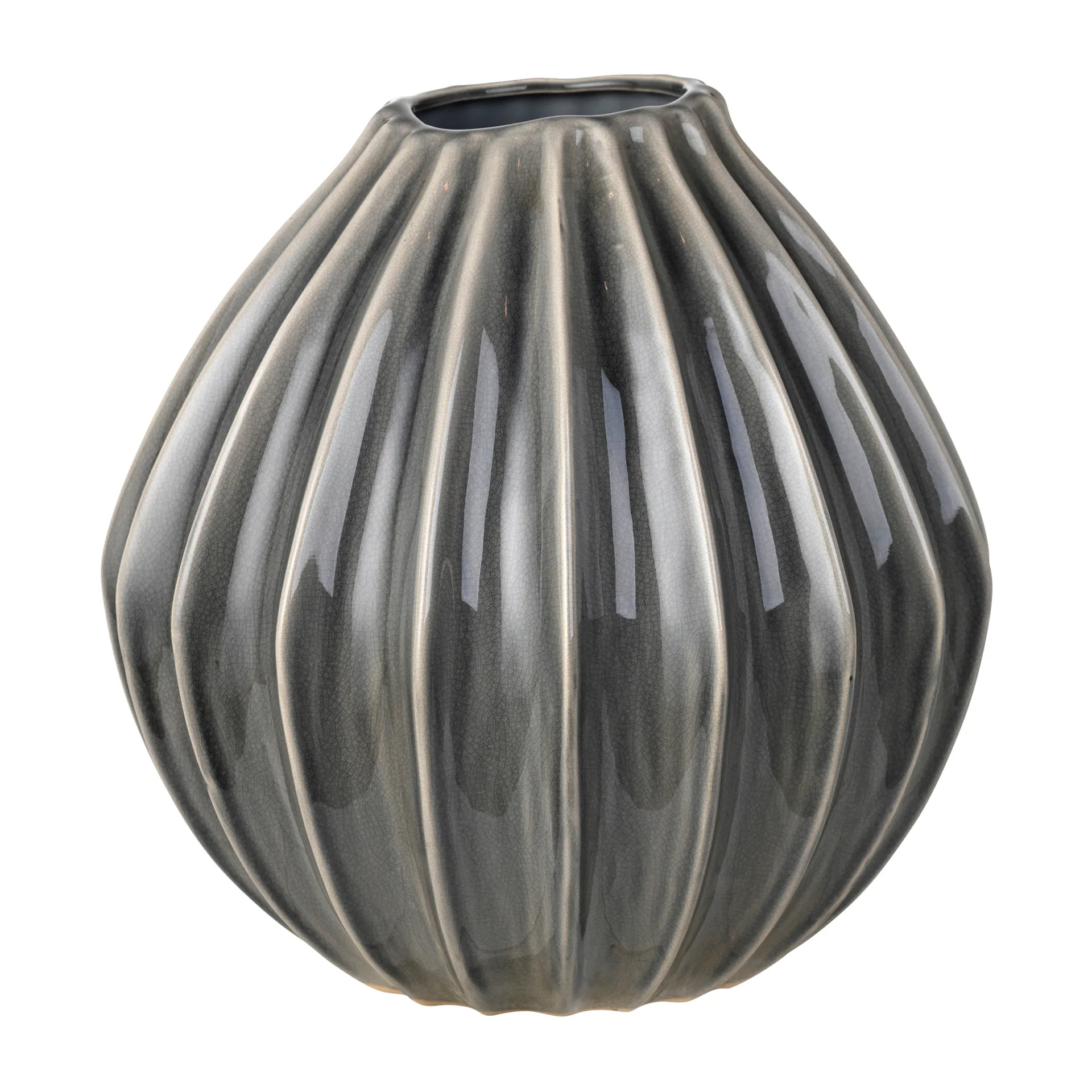 Wide 烟珍珠色花瓶, 30cm Broste Copenhagen