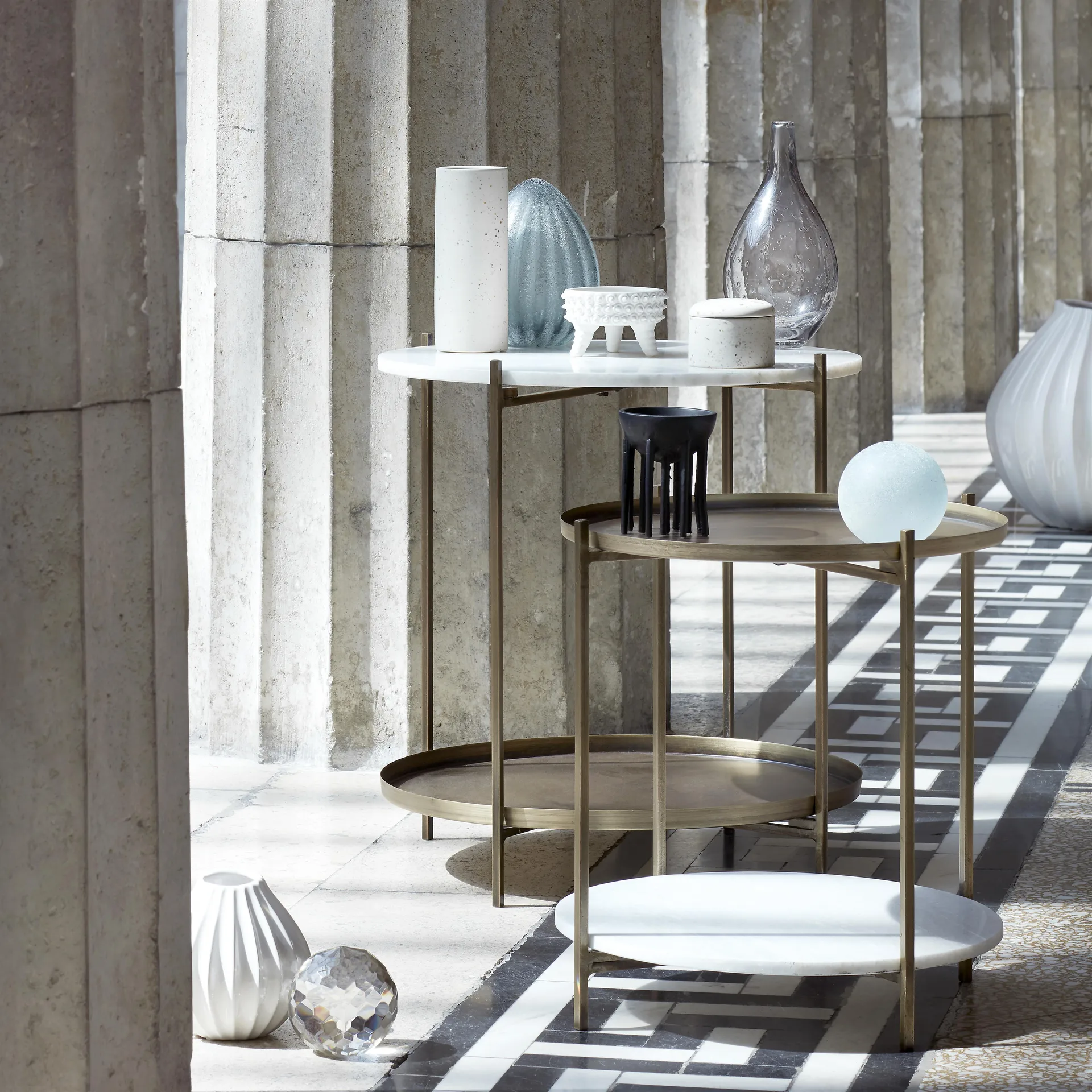 Wide 花瓶 ivory, 15 cm Broste Copenhagen