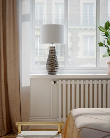 Bartha 台灯 74 cm - 褐色-米色 - By Rydéns