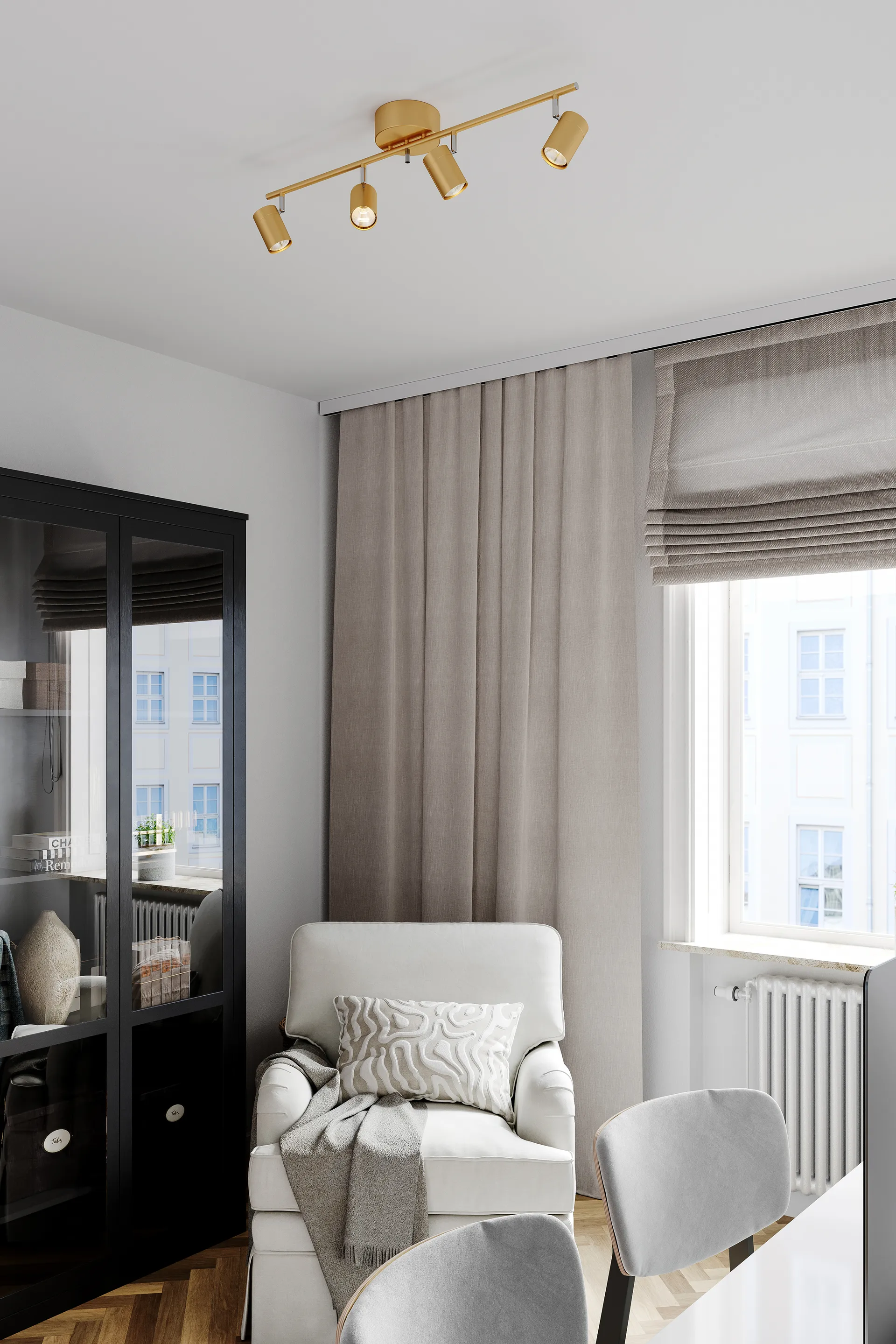 Correct 4 天花板吸顶灯/吊灯/聚光灯, 金色 By Rydéns