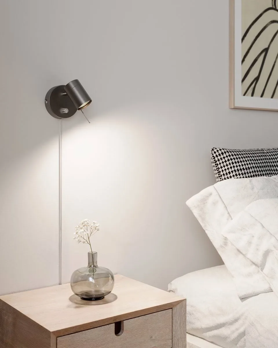 Correct 壁灯, 钢灰色 By Rydéns
