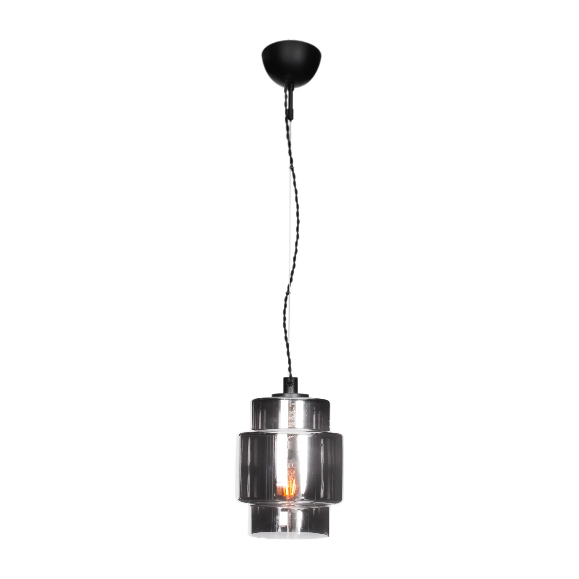 Ebbot 吊灯/玻璃灯 Ø20 cm, 烟色 By Rydéns