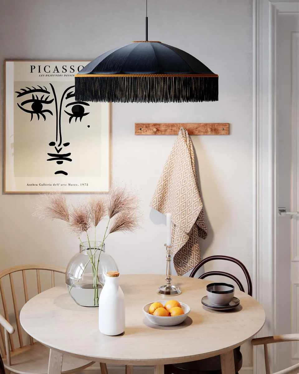 Francis 吊灯 Ø60 cm, 黑色 By Rydéns