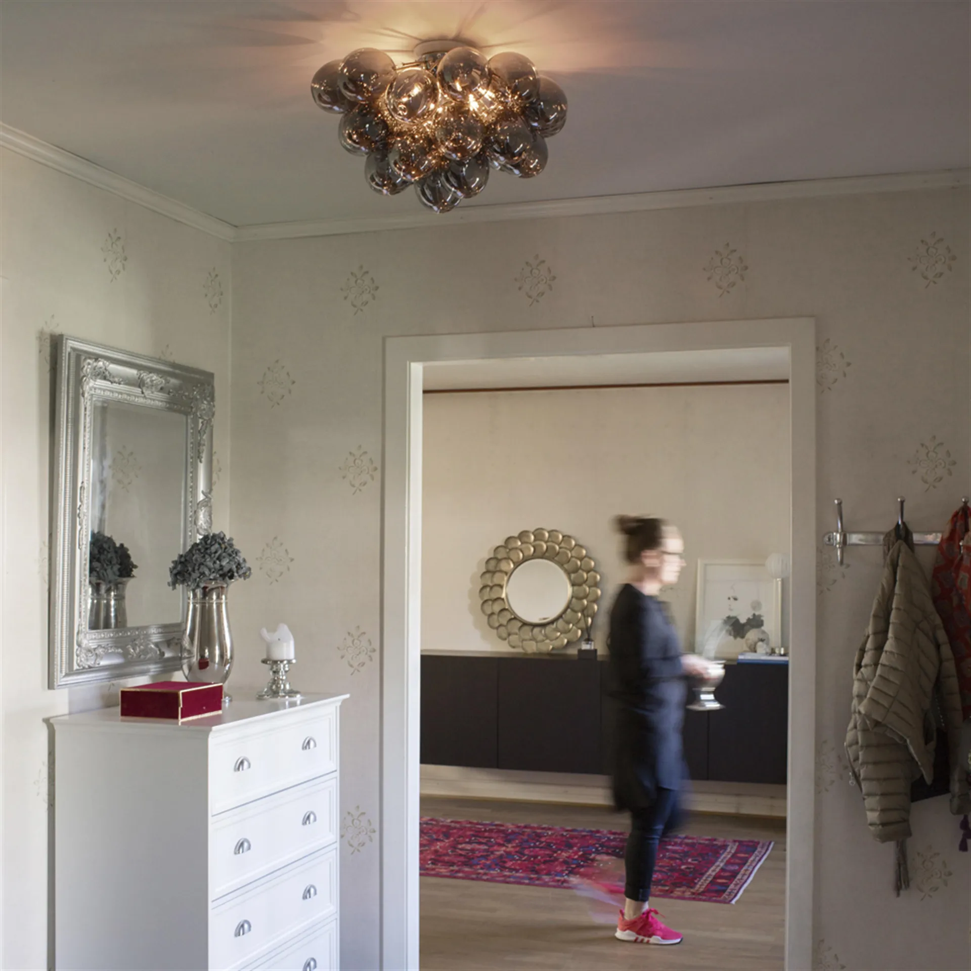 Gross 天花板吸顶灯/气球吊灯 Ø 50 cm, 烟灰色 By Rydéns