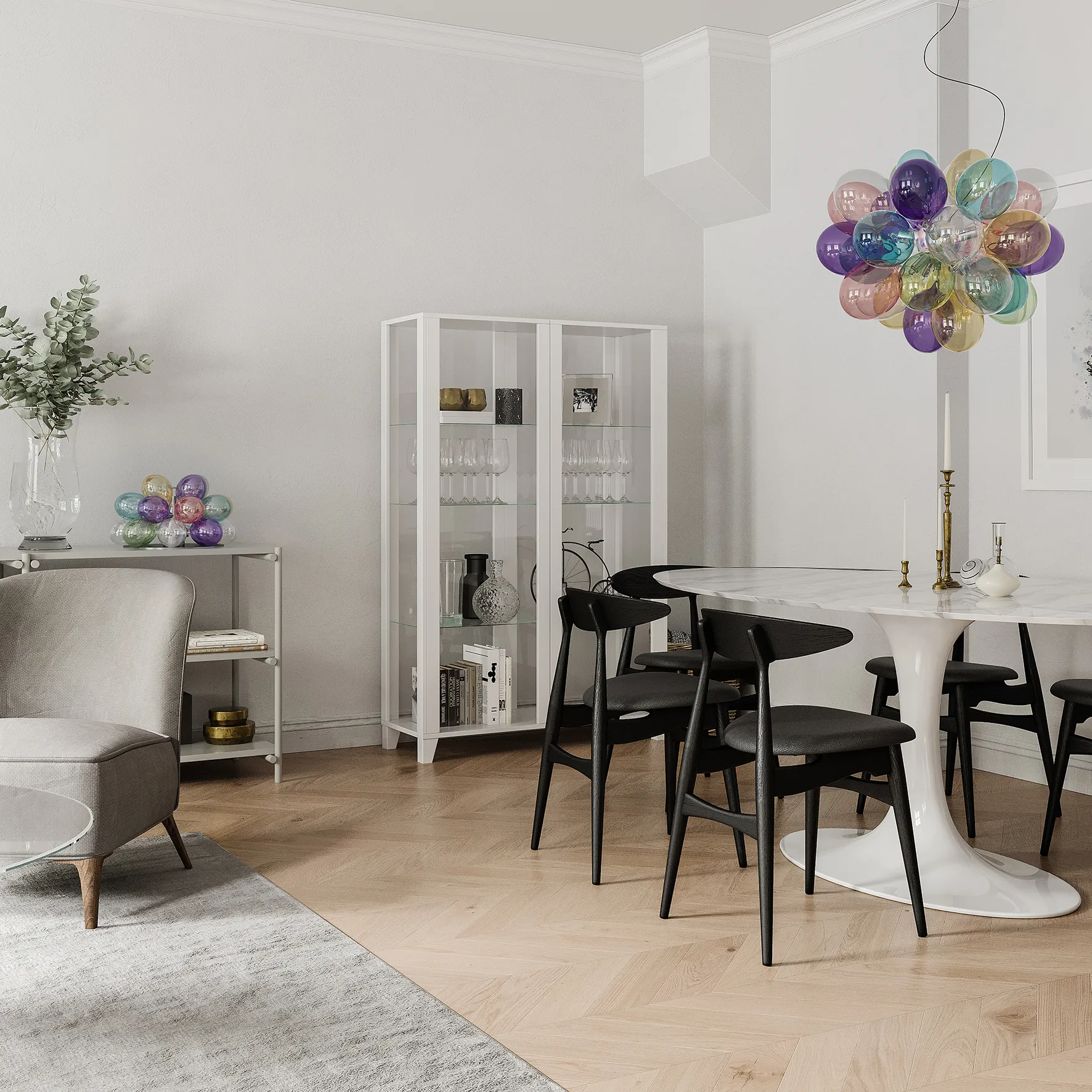 Gross 气球吊灯 大, 炫彩 By Rydéns