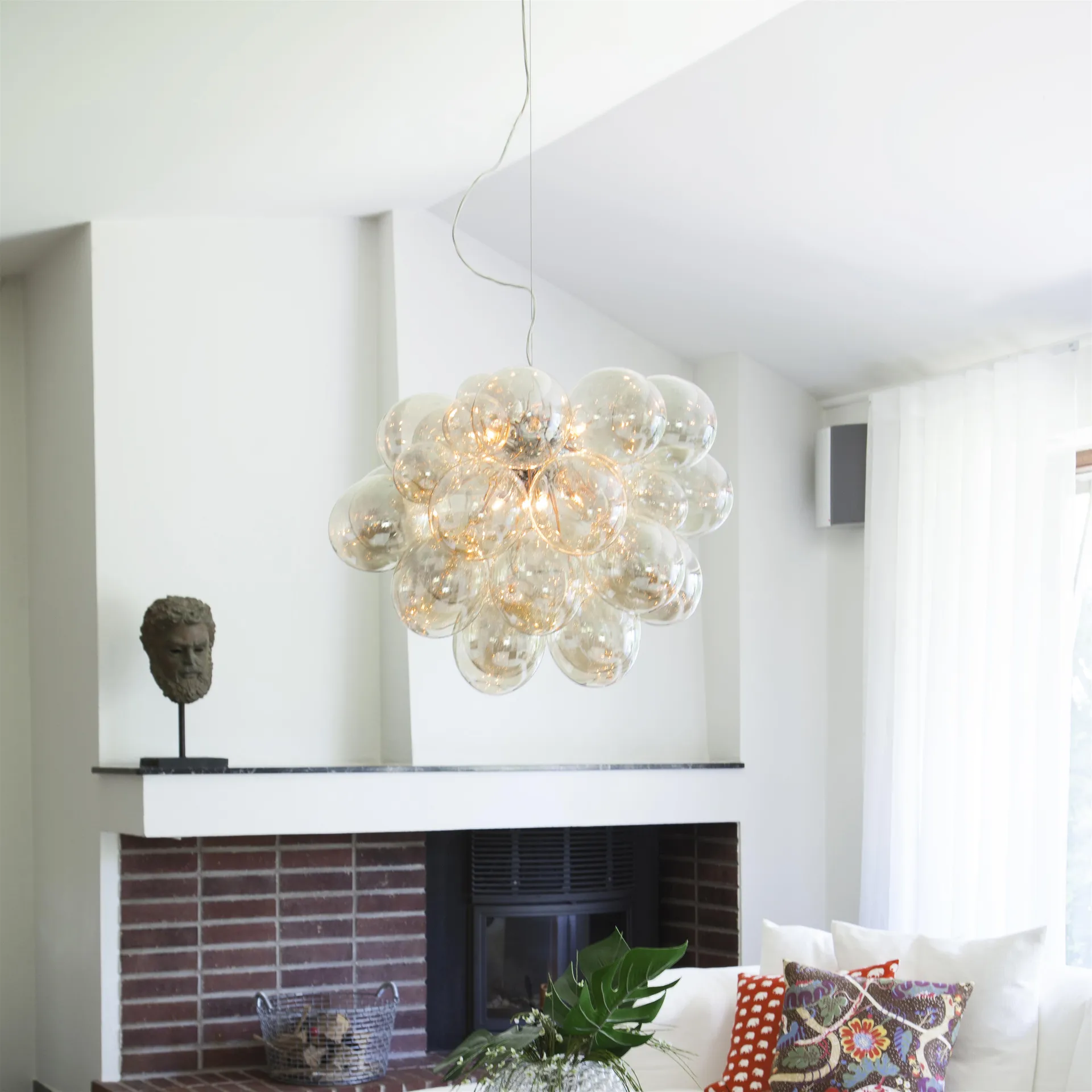 Gross 气球吊灯 特大, 琥珀色 By Rydéns