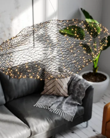 Hayden 吊灯 - 哑光 黑色, 115 cm - By Rydéns