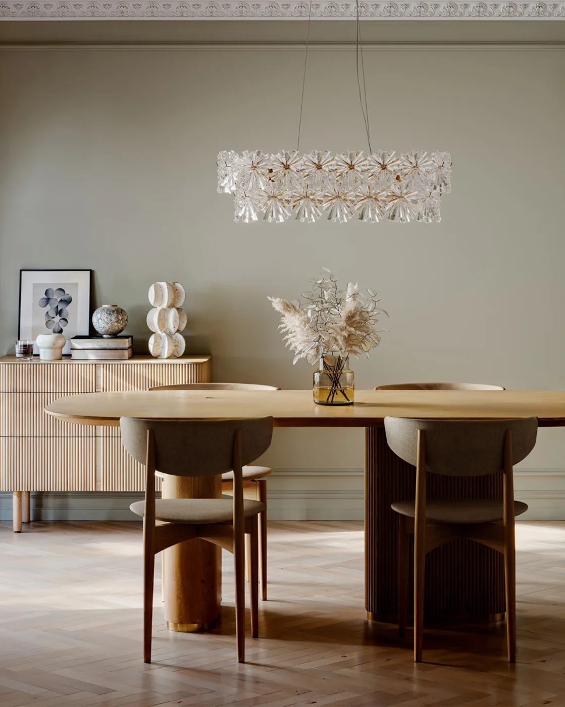 Lorraine Bar 天花板灯 75 cm, 黄铜-透明 By Rydéns